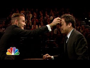 Becks gets egged on Jimmy Fallon