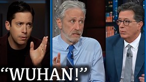 The right is praising Jon Stewart for his hilarious (and common sense) rant about why he believes COVID-19 originated in a Wuhan lab. Michael Knowles explains why we shouldn't fall for it. | Michael Knowles
