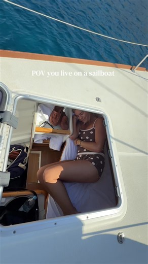 Waking up on a sailboat >>> #sailing #sail #sailboatliving #sailboatlife #sailing
