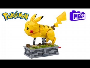 Building MEGA Pokemon Motion Pikachu - LEGO Pokemon Speed Build