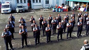 #latepost Members of the Fiji Police Band sing a hymn and conduct their devotion before they were deployed on Operations in the Central Division on Saturday 9th May 2020. | Fiji Police Force