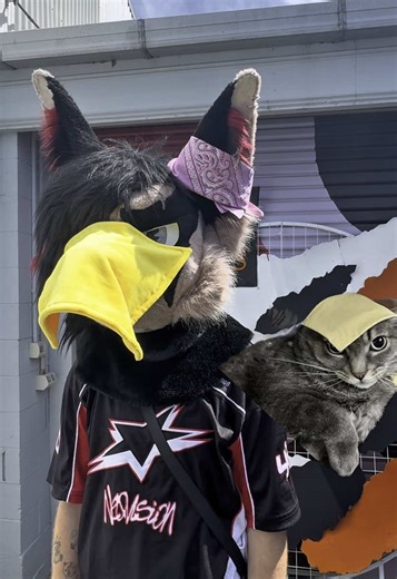 🧀Cheeseing fuzzies at @Adelaide Anthros🧀 • • • #furry #furries #furryfandom #furrycommunity #furcon #furrycon #furryconvention #furriesoftiktok #fursuit #fursuiting #fursuiter