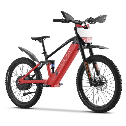MXR Freestyle 24" 1500w 48v Li 24/24 Red MX Electric Balance Bike