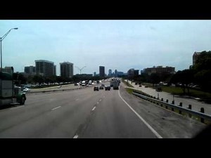 Interstate 35 South as we roll into Dallas, Texas