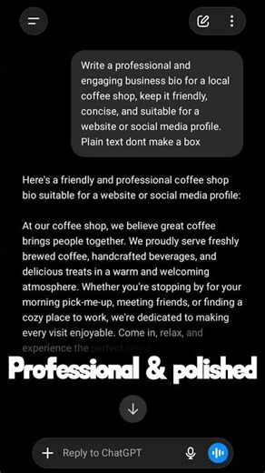 AI Wrote This Business Bio