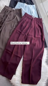 9.2K views · 42 reactions | Imported high waisted wide leg pants available on pre order. Join Blush Rush by Sabrina | Blush Rush by Sabrina | Facebook