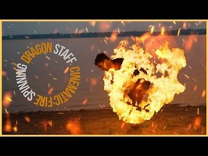 Dragon Staff Flow Feat. Allazo l Cinematic Fire Spinning