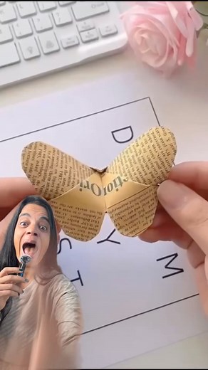 60K views · 555 reactions | mariposas de papel facil! #mariposas #papel #craft #facil #diy | Videos para Reir | Facebook