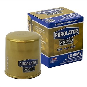 Purolator LX4967 Purolator 20K Oil Filter with 20,000 Mile Protection for Select Chevrolet, Lexus, Toyota, Nissan, and more