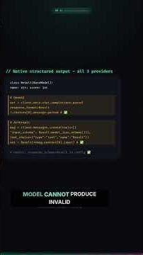 Structured Output Forcing — Stop Parsing LLM Output with Regex #AIEngineering