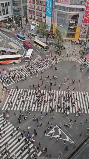 Shibuya crossing-Tokyo #japanvlog #japan #shibuya #shibuyacrossing #topviews #japantravel #tokyo