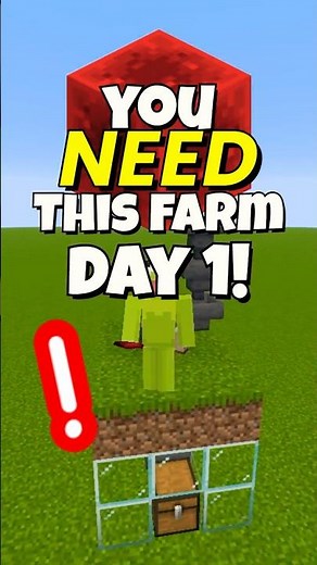 Essential Redstone Farm Everyone NEEDS! #minecraft #redstone #woolfarm #gaming #minecraftshorts #mc