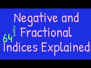 GCSE MATHS Fractional and Negative Indices Explained!