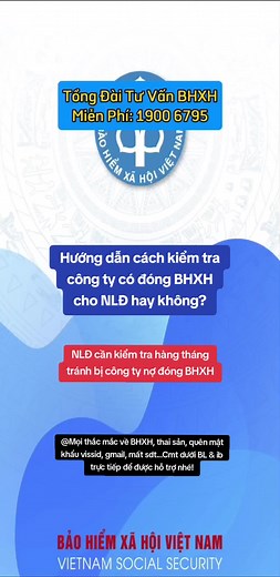 Cách kiểm tra đóng BHXH trên VSSID cho NLĐ #bhxh #baohiemxahoi #vssid