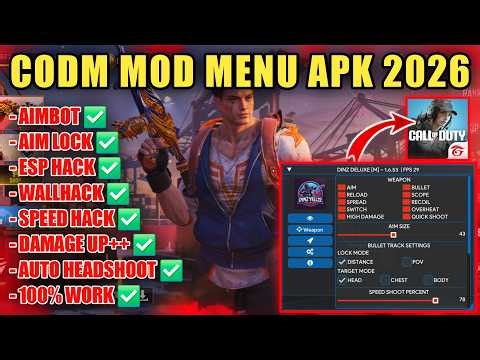 CHEAT CODM TERBARU 2026 ANTI BANNED – CODM GARENA MOD MENU APK WALL HACK AIMBOT AIM LOCK GRATIS