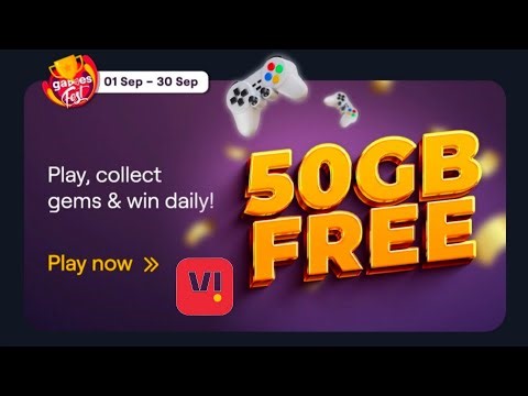 Vi App Me Game Khelke Extra 2GB Data Kaise Mile