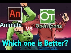 Animate cc VS OpenToonz