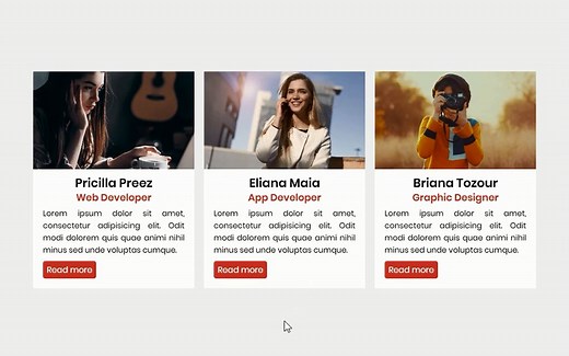 基于 owl-carousel 的卡片水平轮播展示特效