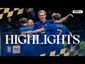Watch 6 mins of UNSTOPPABLE attacking play 🤩 | Highlights | Birmingham City 4-0 Portsmouth