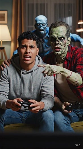 Zombie Teaching Me Gaming Skills 😅🎮 #Shorts