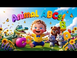 🐾 Animal ABC Learning Song | Alphabet Animal ABC with Zoo & Farm Animals