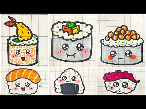 Vẽ đồ ăn thức uống cute đáng yêu | Sherry's Art #02