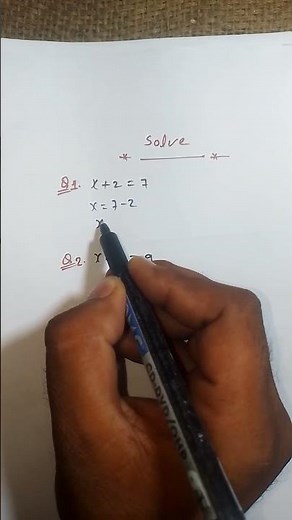 How to Solve Equations #shorts #equation #algebra #maths #ytshorts #mathstricks #youtubeshorts #ssc