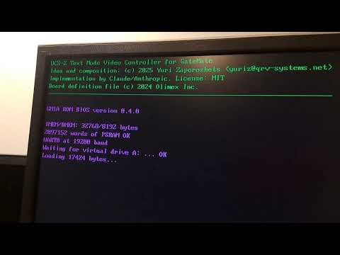 GateMate Personal Computer booting