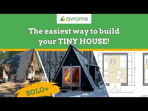 Solo+ A-frame Tiny House | By Avrame & MIT Professor