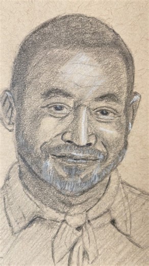 Quick portrait drawing in graphite pencil ✍️ #portrait #sketchbook #artofthewest #art #traditionalart | The Art of Henry Clemons