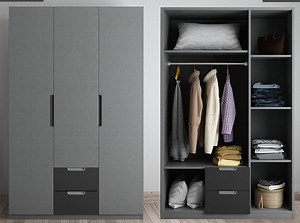 [Hot Item] Bedroom Furniture Modern Wardrobes Melamine Bedroom Wardrobe