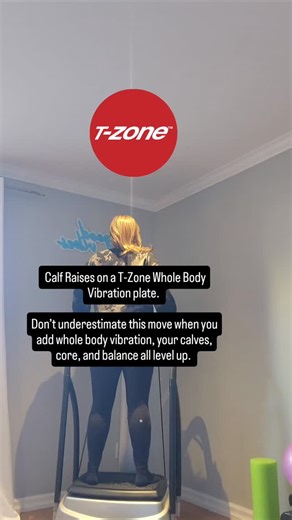 🔥 Calf Raises on a T-Zone Whole Body Vibration Machine. 🔥 Don’t underestimate this move when you add whole body vibration, your calves, core, and balance all level up 💪 ✨ Benefits: ⚡ Increased muscle activation for stronger, leaner calves. 🩸 Boosted circulation lymphatic flow for lighter legs 🦵 Better ankle stability & flexibility 🔥 Enhanced recovery and tone Stand tall, lift slow, and hold that squeeze at the top! Do it barefoot if you can — your balance and muscles will thank you. 💫 📌 