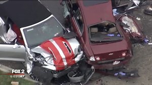 2 dead, 3 hospitalized in high speed crash in Detroit