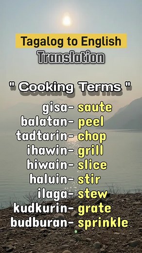 Tagalog Cooking Terms: Understanding Common Culinary Phrases