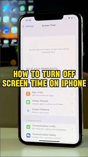 How to Turn Off Screen Time on iPhone#iPhone #tutorial