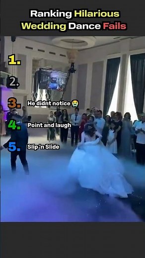RANKING HILARIOUS WEDDING DANCE FAILS