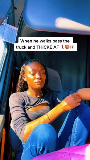 What’s all that movement back there 👵🏾 👓 🤏🏾 #dumptruck | truckerrdoll