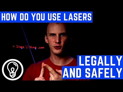 How Do You Use Lasers Legally and Safely? Can You Point Them at the Audience?