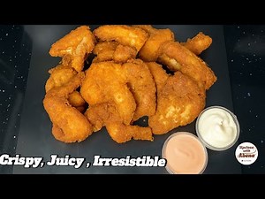 How to Make the Best Crispy Deep Fried Chicken Wings | Easy & Flavorful Recipe.