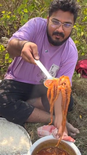 octopus eating challenge [] octopus ka bam ka gola eating challenge [] octopus lolipop eat #shorts