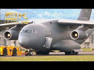 (4K) Xian Y-20 China Air Force 20241 Engine Test Run at Airpower 2022 AirShow Zeltweg Air Base LOXZ