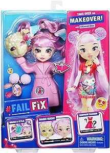 FailFix - Kawaii.Qtee Total Makeover Doll Pack | 8.5" Fashion Doll | Total Head-to-Toe Transformation