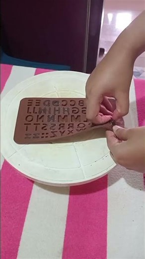 Chocolate Alphabet #shortsfeed #shortsviral #saswatiscreations