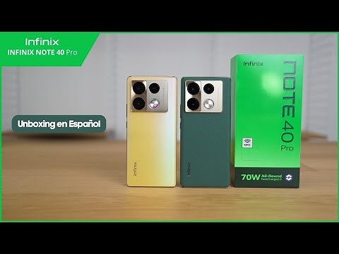 Infinix Note 40 Pro Unboxing en Español