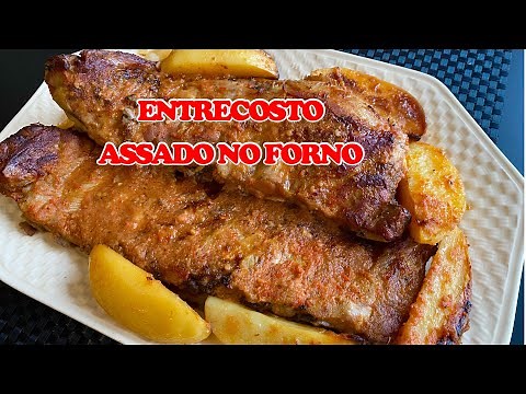 ENTRECOSTO ASSADO NO FORNO