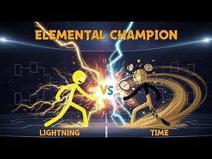 Stickman Elemental Tournament (Full Movie) | 16 Powers, 1 Champion | 2D Animation