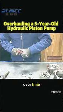 Overhauling a 5-Year-Old Hydraulic Piston Pump – Full Disassembly & Rebuild! #blince#blincehydraulic