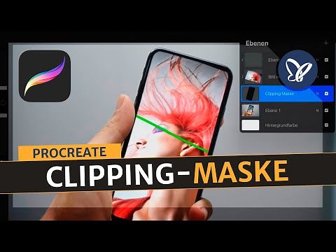 Procreate-Tutorial – Grundlagen zum digitalen Zeichnen auf dem iPad: Clipping-Maske