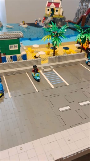 Overview of the Lego Beach. #legocity #lego #legomoc