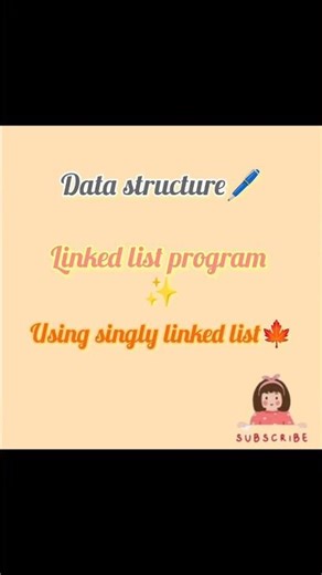 Data Structure Program Using Singly Linked List🖊✨#shorts#shortsviralvideo
